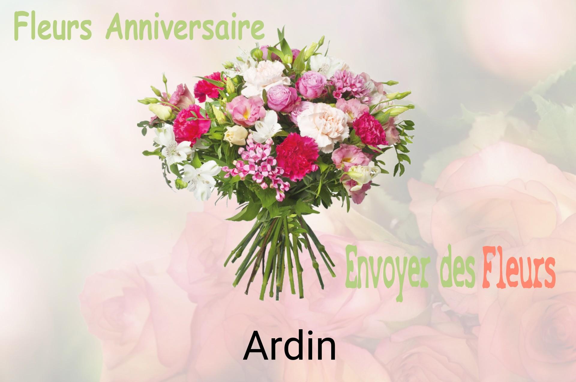 Bouquet de fleurs d’anniversaire livré à Ardin