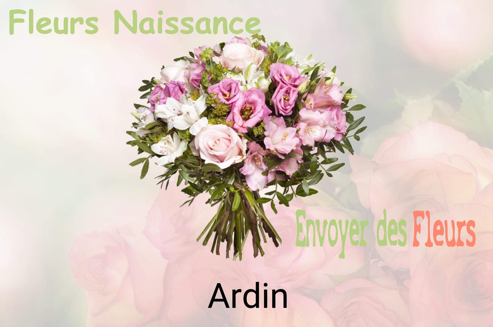 Bouquet de fleurs de naissance livré à Ardin